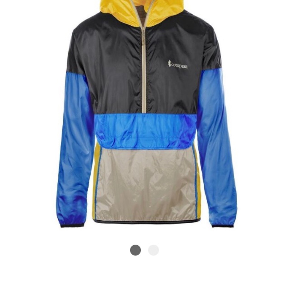 Cotopaxi half zip teca windbreaker golden hour